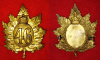 MM147 - 46th Regiment Glengarry Badge, Pre 1904, named